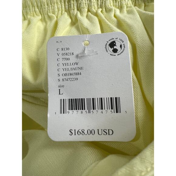 FREE PEOPLE WOMENS SIZE LARGE JUST JILL MAXI DRESS YELLOW BOHO NEW - Picture 11 of 13